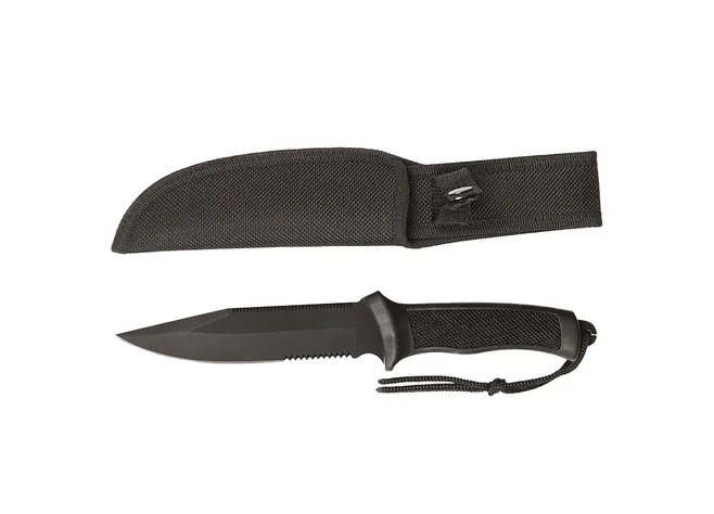 Ніж MIL-TEC Combat Чорний Фото 2